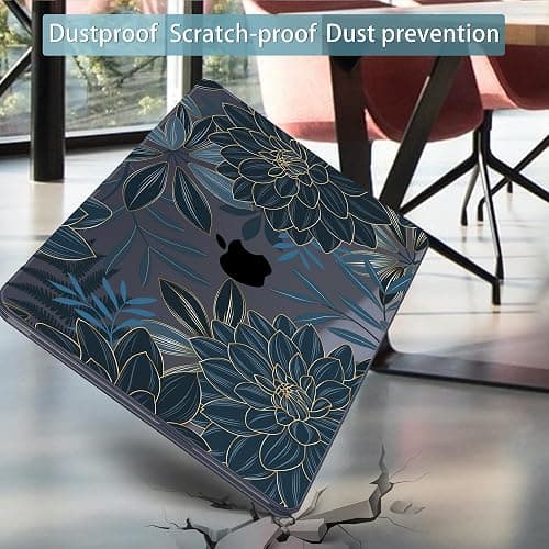 Mektron Case for 2026 MacBook Neo 13-inch A18 Pro chip A3404 Laptop Cover with 13-inch (Diagonal) Liquid Retina Display+ Keyboard Cover+ Screen Protector, Dahlia Flower C035 thumbnail 6