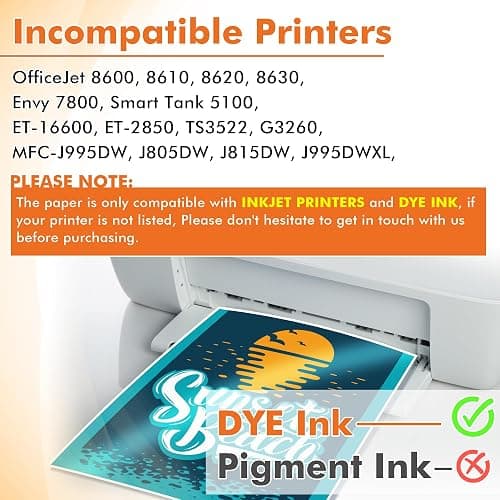 Koala Glossy Thin Inkjet Paper 8.5x11 Inches 100 Sheets Compatible with Inkjet Printer Use DYE INK 115gsm thumbnail 3