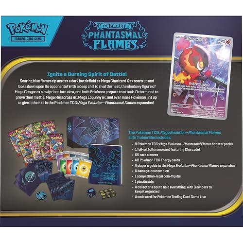 Pokémon TCG: Mega Evolution—Phantasmal Flames Elite Trainer Box thumbnail 7