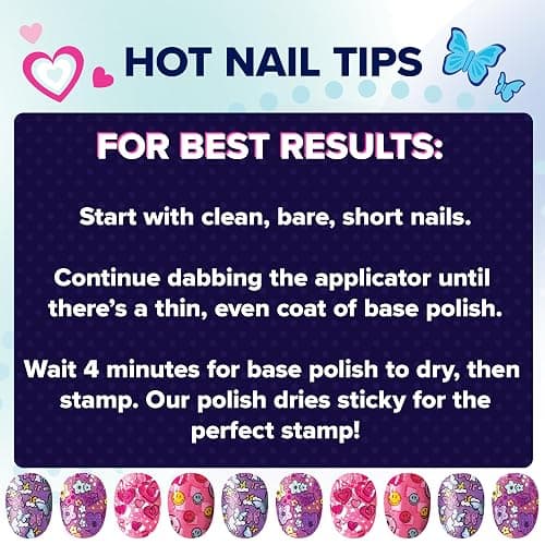 Cool Maker, GO Glam Studio Nail Kit, Style 200 Nails, 4 Designs, 2 Polish Applicators & Mask (Packaging May Vary), Arts and Crafts for Ages 7 and up thumbnail 8