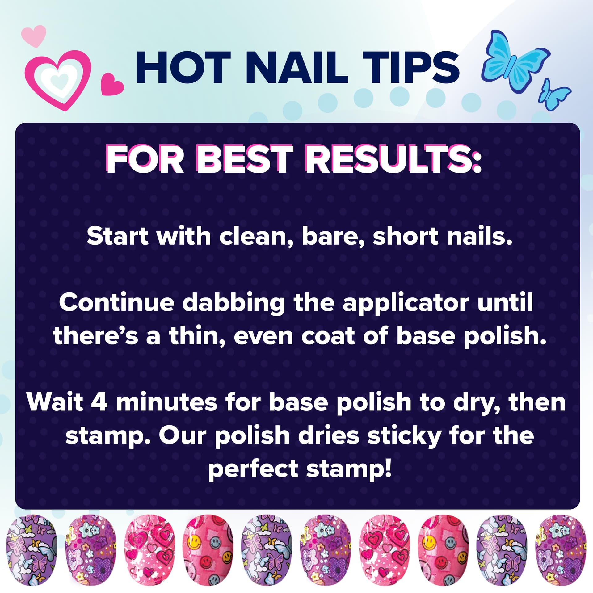 Cool Maker, GO Glam Studio Nail Kit, Style 200 Nails with 4 Designs, 2 Polish Applicators & Nail Mask, Arts and Crafts Kids’ Toys for Girls Aged 7+ thumbnail 8
