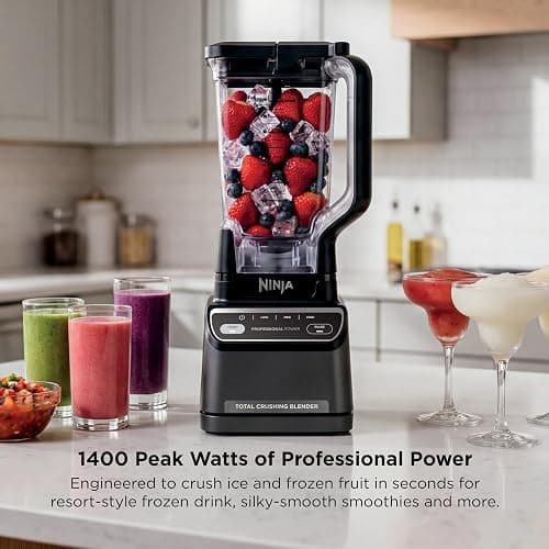 Ninja Professional Blender 2.0, 1200W, Auto-iQ, 72oz Pitcher, BR201AMZ | 1200W Total Crushing blades + Auto-iQ Crush program for smoothies & frozen drinks. 4 speeds. Dishwasher safe. thumbnail 4