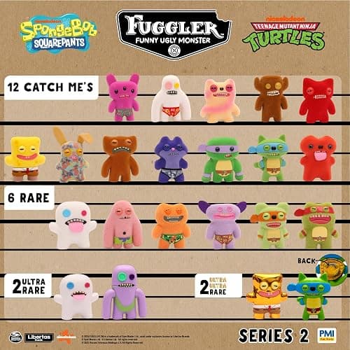 Fuggler Series 2 Collectible Figures 12-Pack Window Box | Mystery Toy Bundle with Rare Chase Figures, Creepy Miniatures, Disturbing Designs, Hidden Surprises, Collector Display Set (Assortment B) thumbnail 6