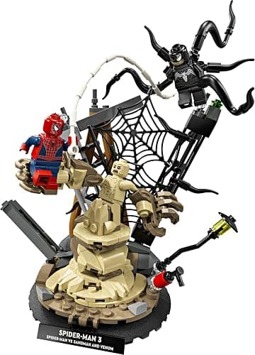 LEGO | Marvel Battaglia Epica: Spider-Man vs. Sandman - Giocattolo dei Supereroi con 3 Minifigure Inclusi Spider-Man & Venom, e Cantiere Edile - Regalo per Bambini da 9 Anni in su Fan dei Film - 76334 thumbnail 11