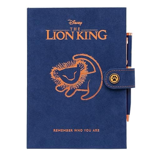 Grupo Erik Premium Notebook with Pen Disney The Lion King Notebook A5 Dotted - Notebook Small - Travel Diary to Write Yourself - Bullet Journal Dotted A5 Diary Disney Fan Item - Image 1