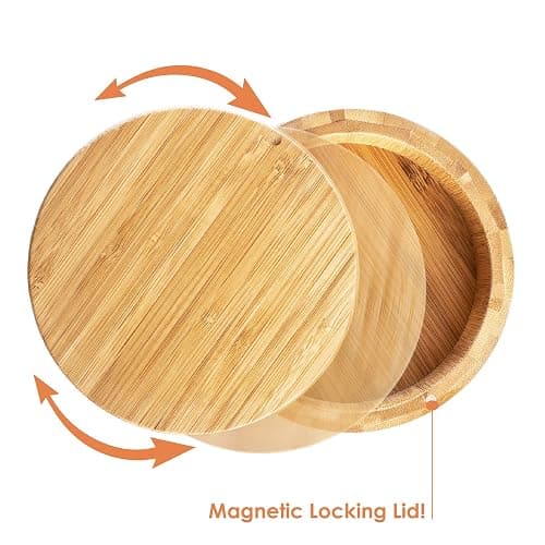 Totally Bamboo Margarita Salt Rimmer – Eco-Friendly Bamboo Glass Rimmer with Swivel Lid and Magnetic Closure | Cocktail Bar Tool for Margaritas and More thumbnail 6