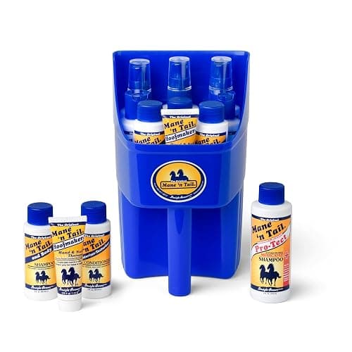 Mane 'n Tail Equine Sampler Set – 9 Travel-Size Products Including Original & Ultimate Gloss Shampoo, Conditioner, Detangler & More thumbnail 2