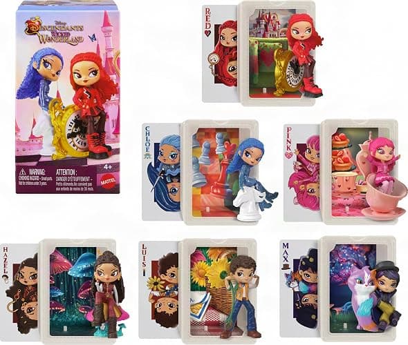 Mattel Disney Descendants: Wicked Wonderland, Stack & Reveal Toy, Stackable Surprise Small Dolls, Inspired by the Movie (Styles May Vary) - Image 1