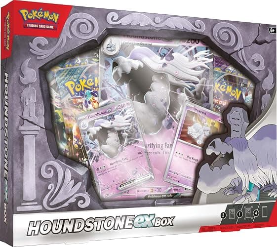 Pokémon TCG: Houndstone ex Box - 4 Packs, Promos - Image 1