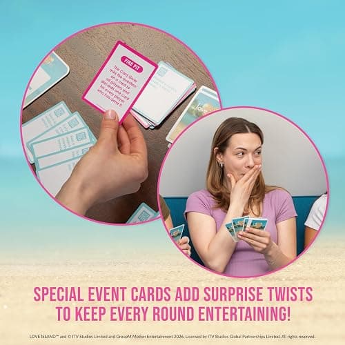Never Have I Ever Love Island - Love Island Party Game - Uncover Secrets, Share Stories, and Clear Your Hand - The Classic Viral Hilarious and Funny Icebreaker for Adults, 3-6 Players, Ages 17+ thumbnail 3