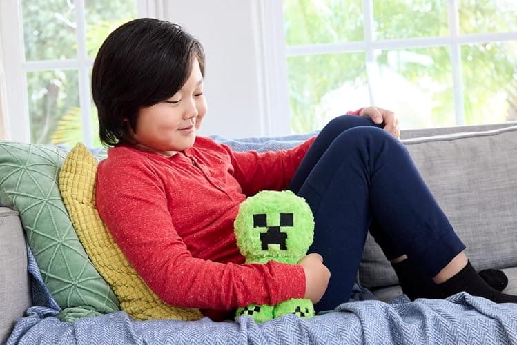 Mattel Minecraft Plush Toy, Creeper Soft Doll Inspired by A Minecraft Movie Character, 8-inch Collectible thumbnail 2