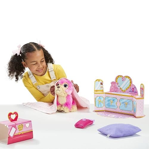 Little Live Scruff-A-Luvs Cutie Cuts: Shave, Reveal and Style, Plush Rescue Pet - Pink Puppy thumbnail 7