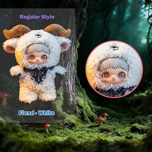 Waicommen Nommi Maymei Dark Forest Series Blind Plush Box, 1PC (1 of 7 Possible Styles), 6 Regular Figure and 1 Hidden Figure, for 15 Years Old and Up Collection, (Pack of 1) thumbnail 7