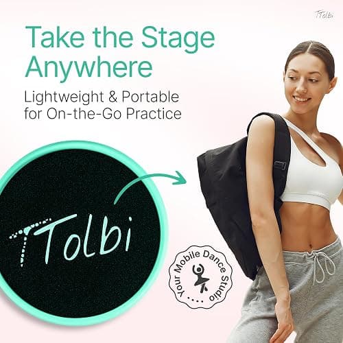 Premium Turning Boards for Dancers, Turn Board for Ballet and Ice Skating | Improve Spins, Technique and Balance, Portable Spin Disc for Dance and Figure Skating, Spinner Disk Training Equipment Gifts thumbnail 6
