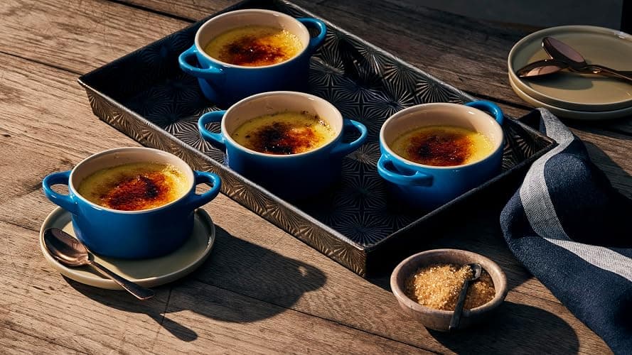 Le Creuset Stoneware Mini Round Cocotte, 8 oz., Marseille thumbnail 2
