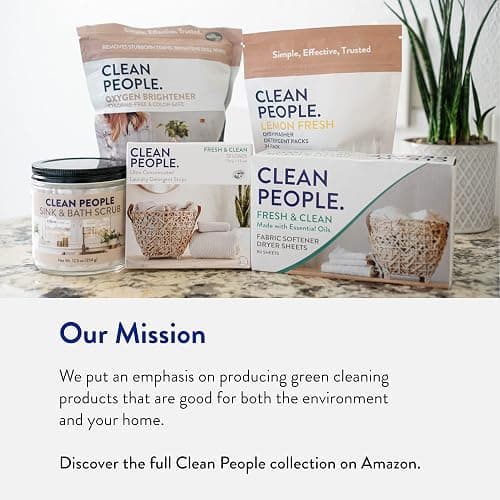 The Clean People Laundry Detergent Pods - Hypoallergenic Laundry Pods - Ultra Concentrated, Recyclable Packaging, Stain Fighting - Sweet Petals, 96 Pack thumbnail 8