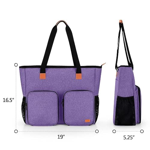 LUXJA Carrying Case for Diamond Painting Accessories and A3 Light Pad, Diamond Painting Bag for A3 and B3 Light Box (Bag Only), Purple thumbnail 3