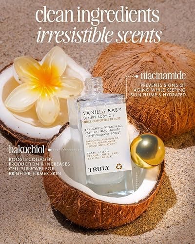 Truly Luxury Body Oil | Hydrating & Illuminating with Natural Shimmer | For Smooth, Glowing Skin and Long-Lasting Fragrance thumbnail 3