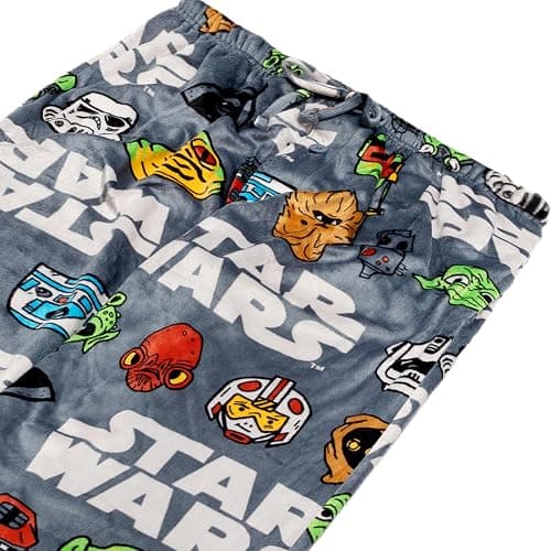 STAR WARS mens Pajama Bottom, Lounge Pant With Drawstring, Ultra-soft & Comfortable thumbnail 6