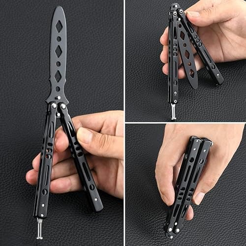 Vudwson Practice Tool with Cool Color Design, Full Stainless Steel, Set of 3 Color (Black&Silver&Colorful) thumbnail 6