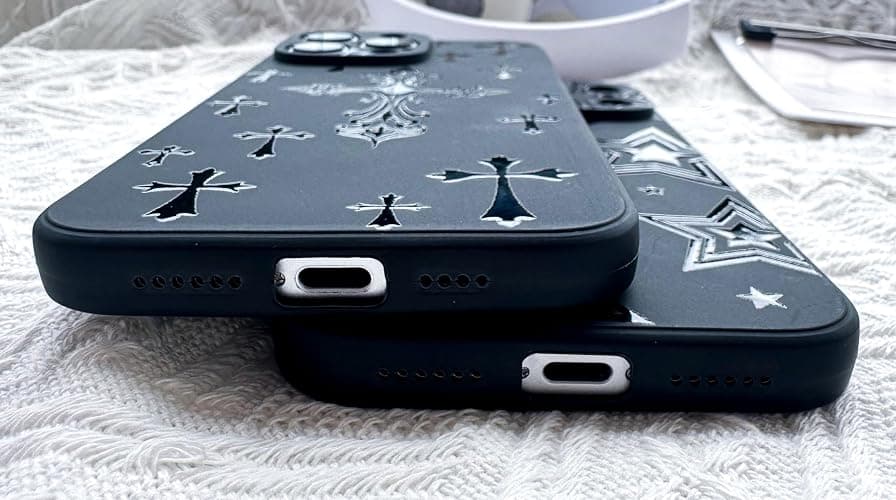 JIASTGO Fashion Cross Case for iPhone 16 Pro,Slim Fit Soft TPU Shockproof Protective Cool Christian Jesus Design Cover for Women Girls Men Teens(Big Cross-16 Pro) thumbnail 7