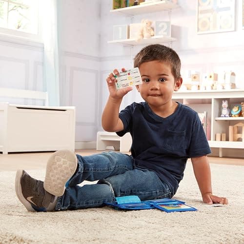 Melissa & Doug Pretend-to-Spend Toy Wallet With Play Money and Cards (45 pcs), Blue - FSC Certified thumbnail 2