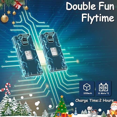 Wipkviey T28 Drone with Camera for Adults 1080P, Foldable RC FPV Quadcopter for Beginners, with Altitude Hold, 3D Flips, Gesture Selfie, Waypoint Flight, 2 Batteries, Ideal Gift for Kids, Boys & Girls thumbnail 4