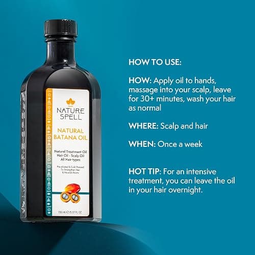 Nature Spell Rosemary & Batana Oil - 2 x 150ml - Oil Duo For Hair & Body, Promotes Hair Growth & Strengthens Hair, Suitable For All Hair & Skin Types thumbnail 7