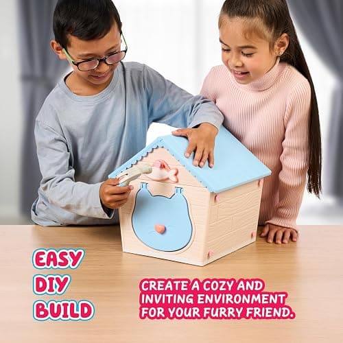 Little Live Pets Cat Figurines for Kids, Interactive Hutch Animal Playset with 25+ Sounds, Outdoor Toys for 5+ Year Old Girls thumbnail 4