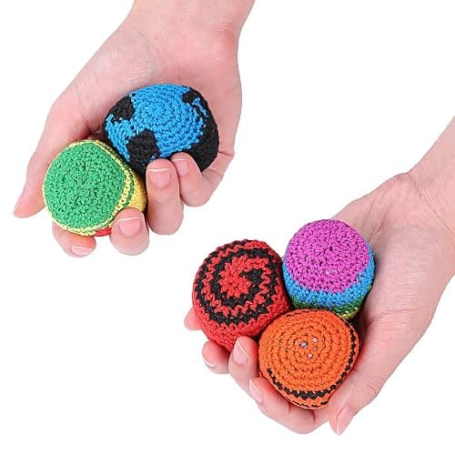 Blulu Funny Assorted Colors Woven Kickball Soft Knitted Kick Balls for Children and Beginners thumbnail 6