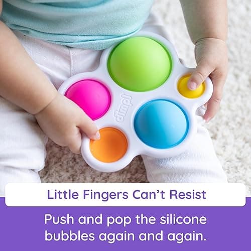 Fat Brain Toys Original Dimpl Brand Baby Toy, Sensory Toys for Babies 10 Months+, Interactive Baby Toys, Fidget Toys, 1 Piece thumbnail 7