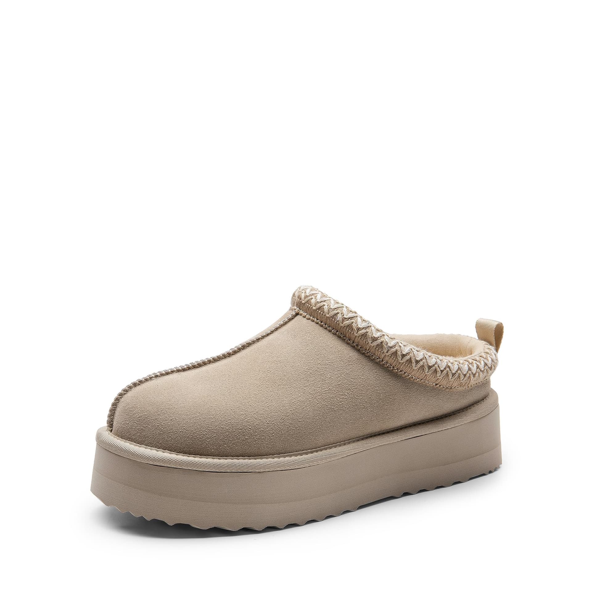 DREAM PAIRS Pantuflas de Plataforma para Mujer, Zapatos de Invierno para Dama con Cálidos y Cómodos - Image 1