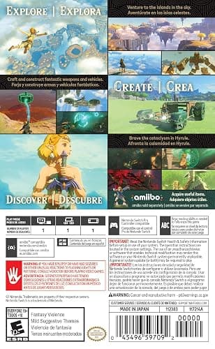 The Legend of Zelda: Tears of the Kingdom - Nintendo Switch (US Version) thumbnail 2