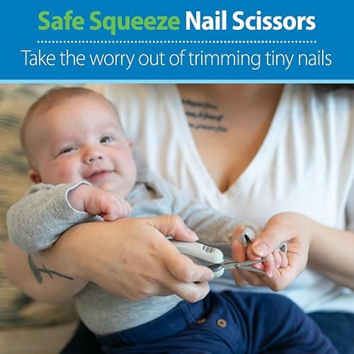 Dr. Brown's Baby Care Essentials Kit, Nail Scissors with Case, Nasal Aspirator, Cradle Cap Brush and Comb, BPA-Free thumbnail 5