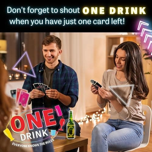 One Drink - Drinking Game for Parties - Fun and Easy Card Game for Game Nights thumbnail 6