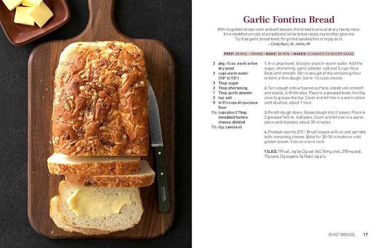 Taste of Home Breads: 100 Recipes for Oven-Fresh Loaves, Rolls, Biscuits, and More - Spiral-Bound, Baking for All Skill Levels (Taste of Home Baking) thumbnail 7