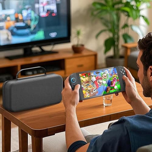 daydayup Switch Carrying Case Compatible with Nintendo Switch 2, with 24 Games Cartridges Protective Hard Shell Travel Carrying Case of Pouch for Console & Accessories DS case thumbnail 7