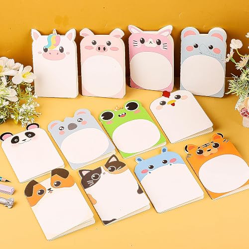 BESARME 24 Packs Mini Notebooks for Kids, Cute Animal Small Pocket Notepads Lined Mini Journal Easter Basket Stuffers Classroom Prizes Gifts Birthday Party Favors thumbnail 2