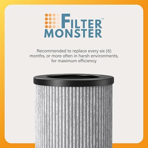 Filter-Monster Filter Bundle Compatible with Pure Enrichment PureZone PEPERSAP Portable Air Purifier Mini and PEPERSFIL Filter, 1 HEPA Filter thumbnail 5