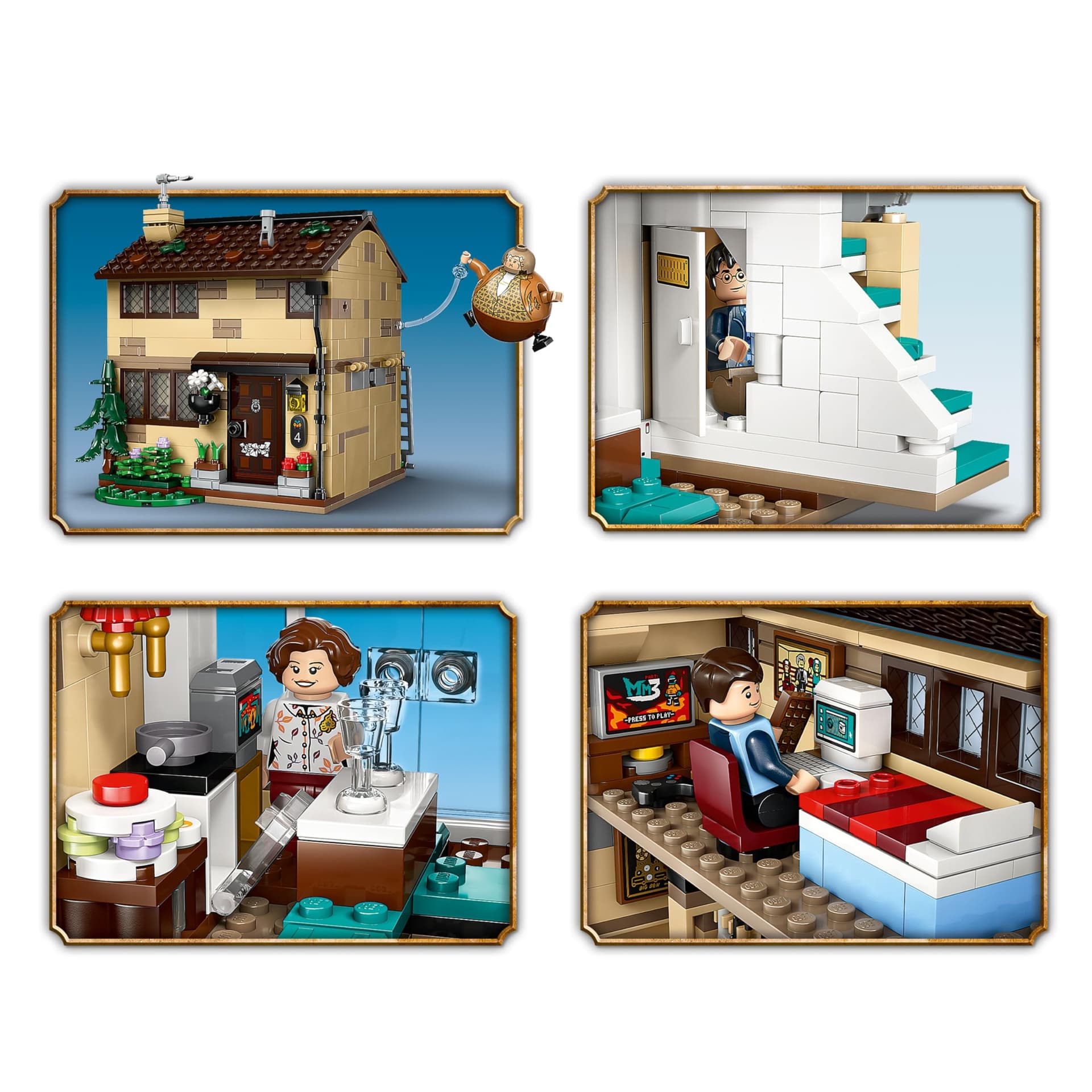 LEGO Harry Potter Rua dos Alfeneiros: A Visita da Tia Guida 76451 thumbnail 4