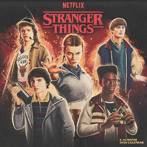2026 Stranger Things 5 Wall Calendar - Image 1