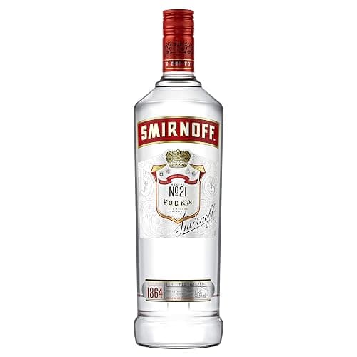 Smirnoff No. 21 Vodka | 37.5% vol | 1L | Triple Distilled & 10 x Filtered | Premium Made in Great Britain | Smooth with a Hint of Sweetness & Pepper | 1ltr - Image 1