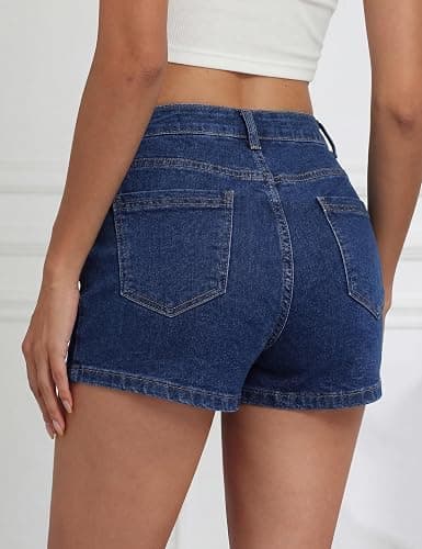 Denim Skort Women Stretch Denims Mini Skirt for Womens High Waist Denim Skirt Women Mini Jean Skirt Fashions Jeans Skort thumbnail 3