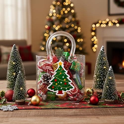 Fixwal Glass Purse Vase for Flowers, Clear Bag Vases with Handle, Unique Cute Handbag Shape Decorative Flower Vases with Fish Bowl for Centerpieces Home Table Shelf Decor Birthday thumbnail 5