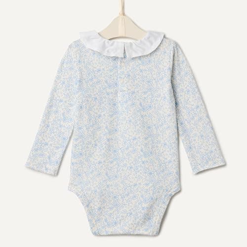 Amazon Essentials x Sofia Grainge Baby Girls' Long-Sleeve Ruffle Collar Bodysuit, Pack of 2 thumbnail 5