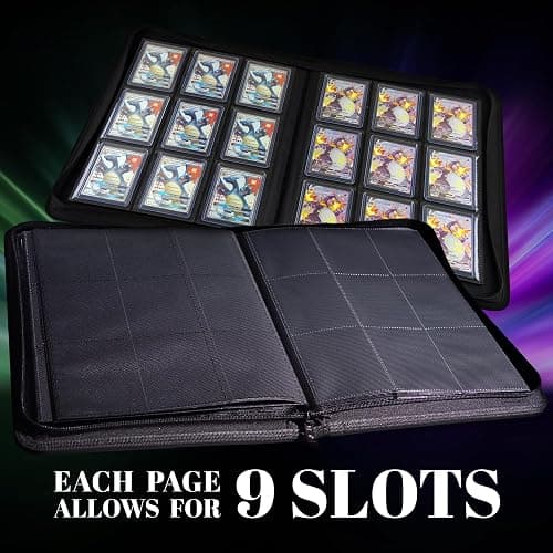 TopDeck 200 TopLoader Binder - 9 Pocket Card Binder Album - TCG Secure Storage Sleeves - Compatible with Yugioh, Magic the Gathering, Pokemon and More - Trading and Sports Card Holder thumbnail 4