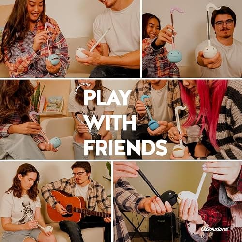 Otamatone Japanese Electronic Musical Instrument Portable Music Synthesizer from Japan by Maywa Denki Studio Award Winning Educational Fun Gift for Children, Teens & Adults - Unicorn thumbnail 3