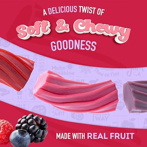 Wiley Wallaby Licorice 10 Ounce Classic Gourmet Australian Style Soft & Chewy Licorice Candy Variety Pack Twists, 6 Pack thumbnail 6