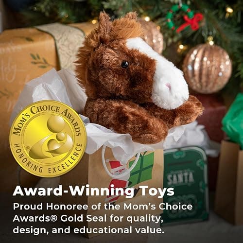The Petting Zoo Floppy Horse Stuffed Animal Plushie, Gifts for Kids, Wild Onez Wildlife Animals, Horse Plush Toy 8 inches thumbnail 7