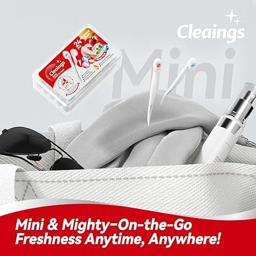 cleaings® Mini Disposable Toothbrush Set with Toothpaste – Travel Essentials, Portable Toothbrush for Women & Men, Camping, Road Trip, Vacation, 24 Count-Mix Flavor（Pack of 1） - Mix Flavor - 1 thumbnail 6